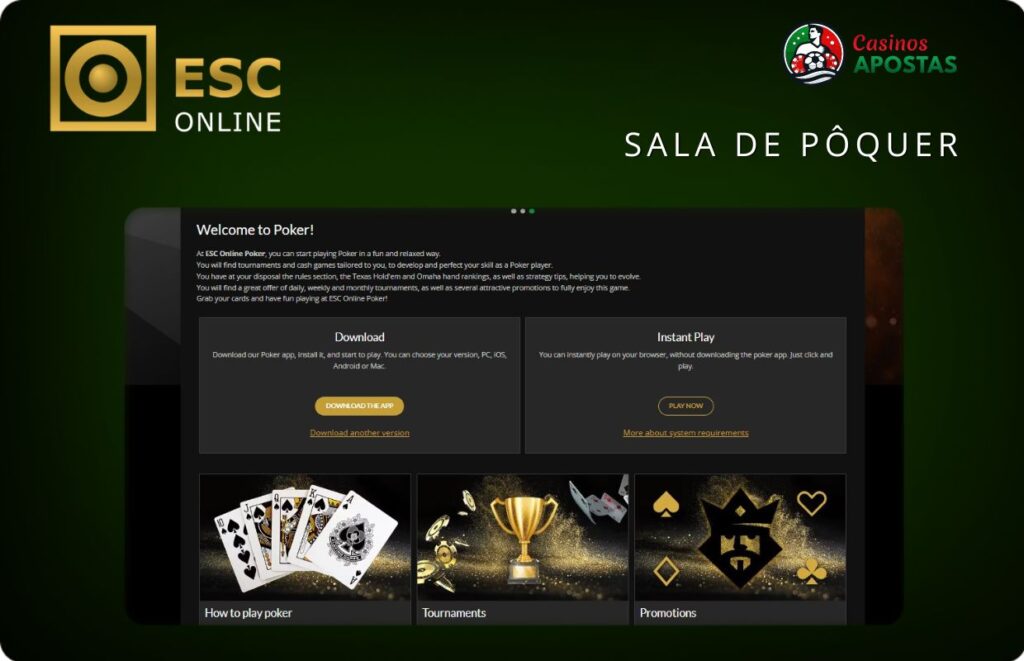 esc casino Sala de Póquer 