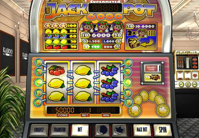 Jackpot 6000 da NetEnt 