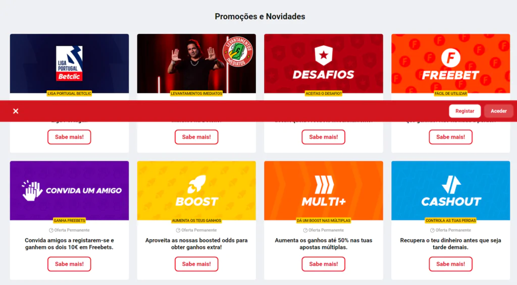 Outros Bónus da Betclic