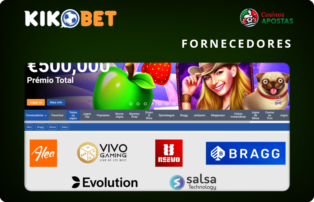 Fornecedores de jogos Kikobet