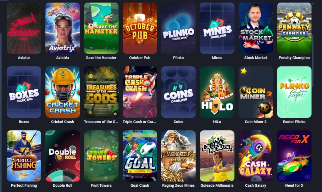 Twin Casino instant games