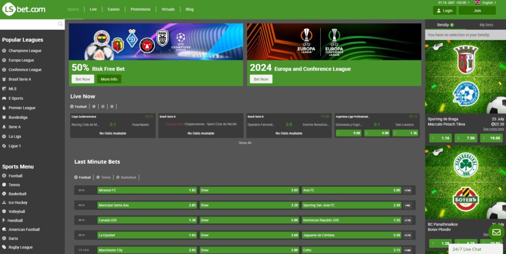 Apostas desportivas na LSbet