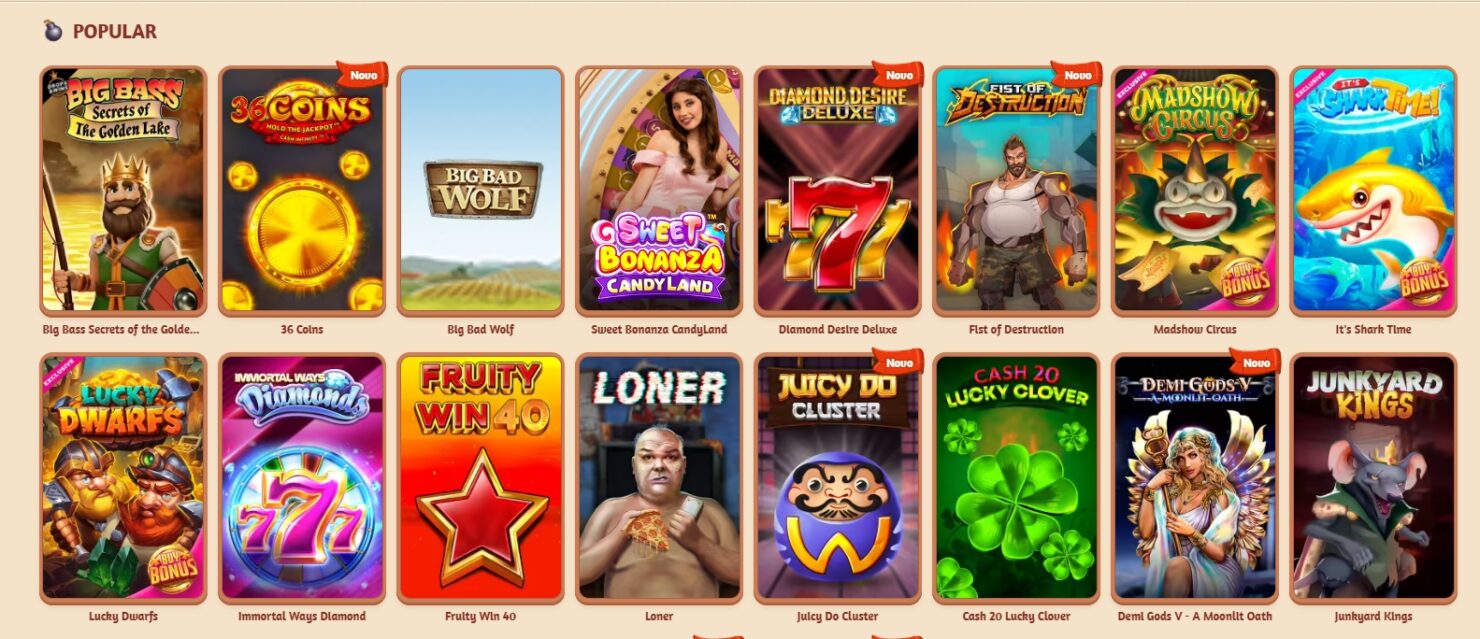 Billybet Casino top slots