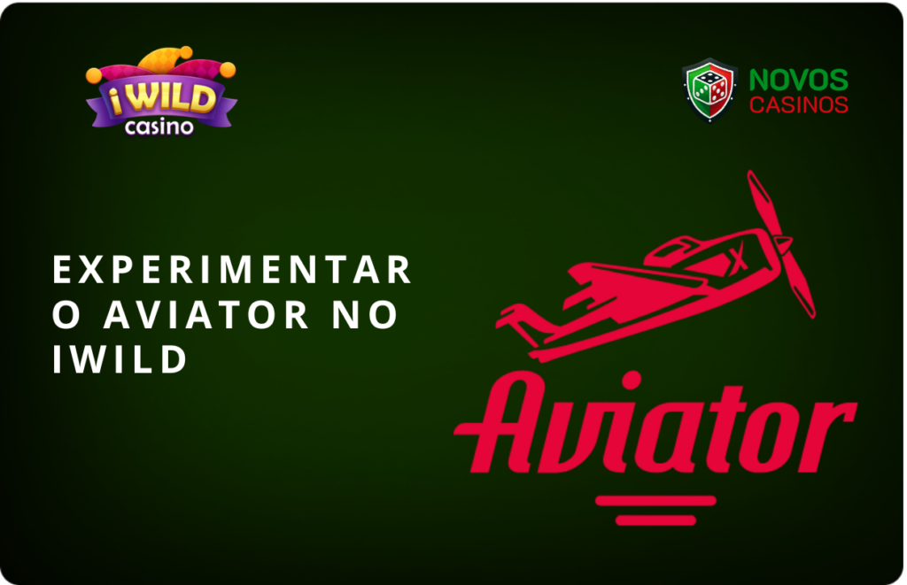 Jogo Aviator no iWild Casino.